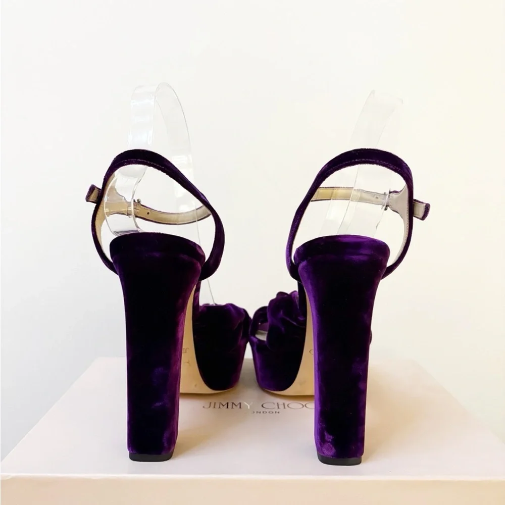 Jimmy Choo Heloise 120 Platform Heels - Picture 12 of 14